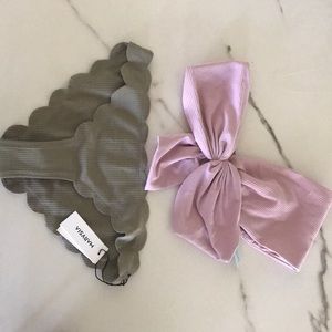 Marysia Swim 2 piece suit XS/S Twist Knot/Scallop